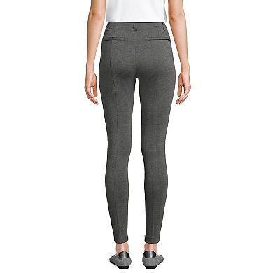 Women's Lands' End High Rise Ponte Polished Leggings