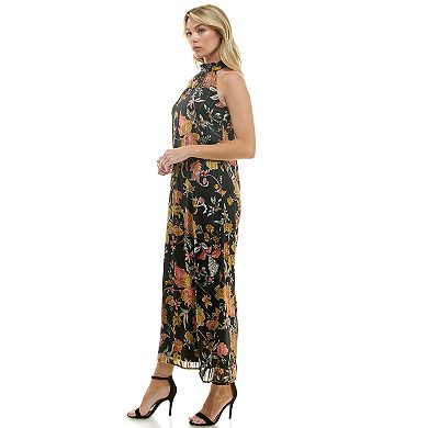 Women's Luxology Keyhole Back Halter Maxi Dress