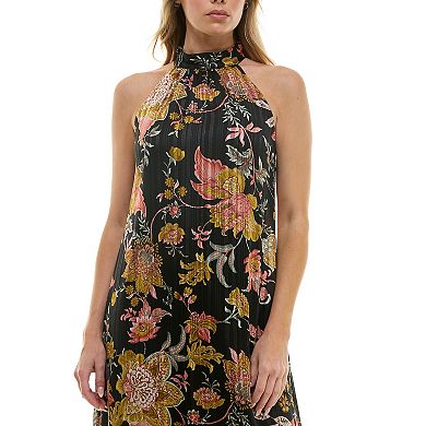 Women's Luxology Keyhole Back Halter Maxi Dress