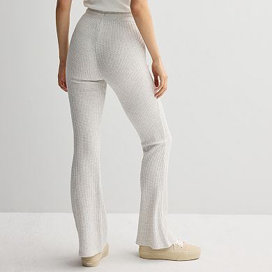 Juniors' Flared Leg Drawstring Pants