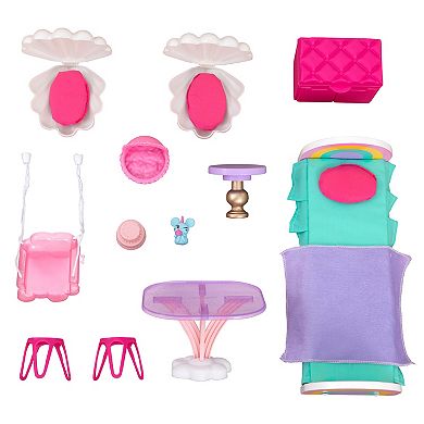 KidKraft Rainbow Dreamers Unicorn Mermaid Dollhouse with EZ Kraft Assembly™