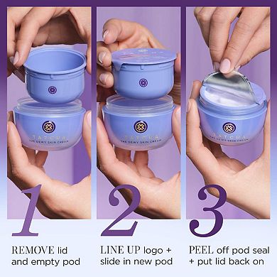 The Dewy Skin Cream Moisturizer Full Size & Refill Pod Bundle