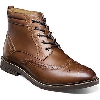 Nunn Bush® Odell II Men's Wingtip Lace-Up Boots