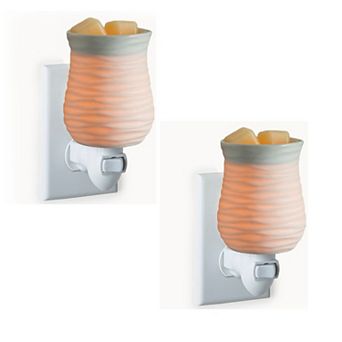 Candle Warmers Etc. 2-pack Harmony Textured Plug-In Fragrance Warmers