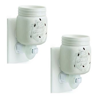 Candle Warmers Etc. 2-pack Mason Jar Plug-In Fragrance Warmers