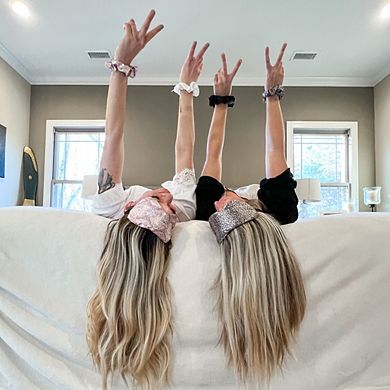 Women’s Satin Eye Mask + Microfiber Snake Print Spa Set