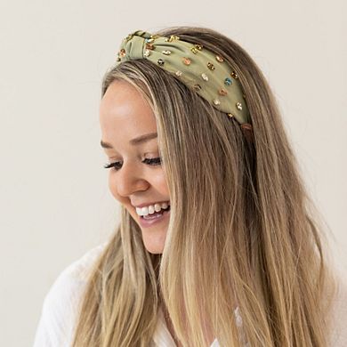 Women's Traditional Gem Knot Headband
