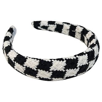 Women's Padded Checkered Headband