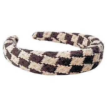 Women's Padded Checkered Headband