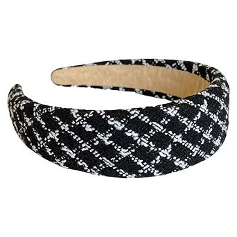 Women's Padded Plaid Headband