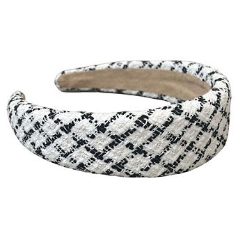 Women's Padded Plaid Headband