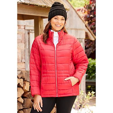 Catherines Women's Plus Size 3-In-1 Parka Jacket