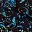 Blue Tie Dye Scroll