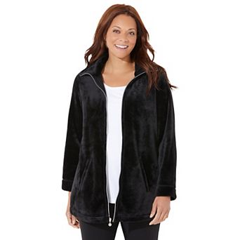 Catherines Women's Plus Size Ultimate Plush Jacket