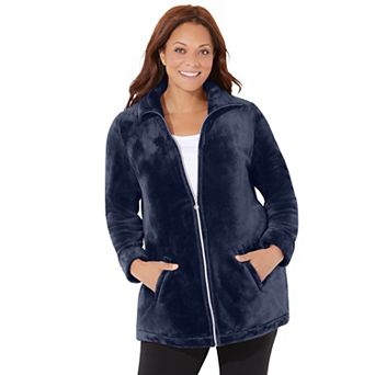 Catherines Women's Plus Size Ultimate Plush Jacket