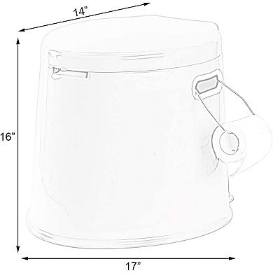 Portable Travel Toilet for Outdoor Camping and Hiking