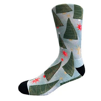 Colorful Christmas Coolmax Crew Socks For Men & Women