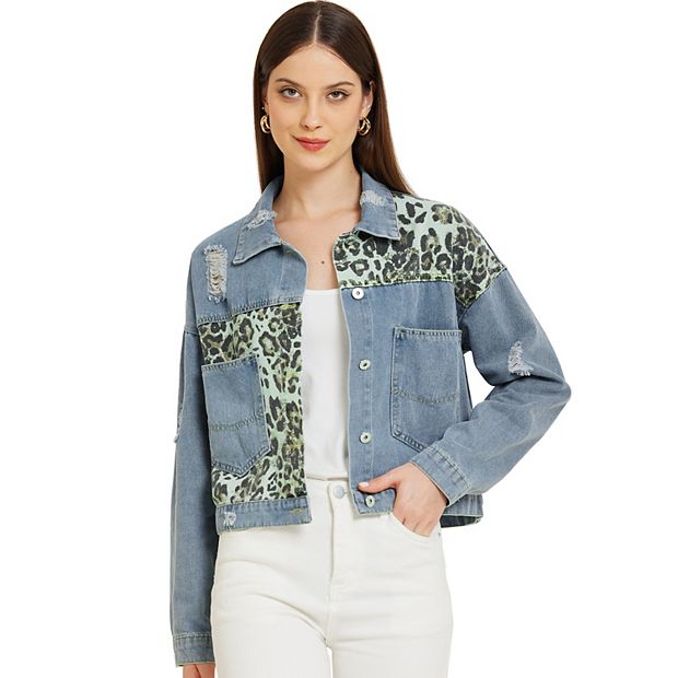 Jean jackets for womens at kohls best sale