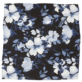 Painted Floral Pocket Square