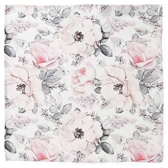 Painted Floral Pocket Square