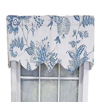Natalia Regal Valance Window Treatment Rod Pocket