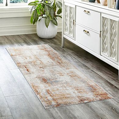 Gertmenian Alor Cheema Abstract Bohemian Runner Rug