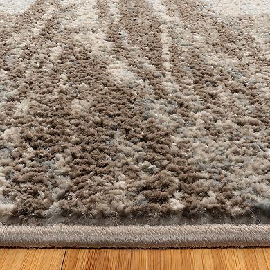 Gertmenian Alor Montu Abstract Brushstroked Runner Rug