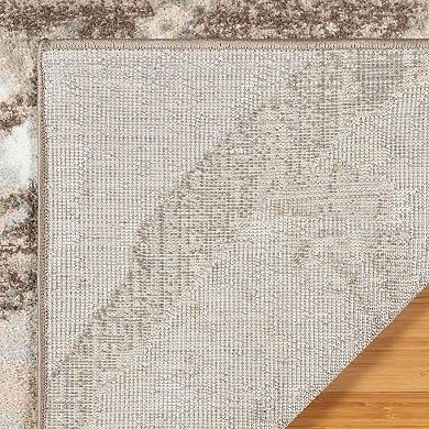Gertmenian Alor Montu Abstract Brushstroked Runner Rug