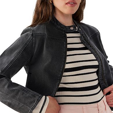 Women's Modern Supply by Sanctuary Denim Moto Jacket