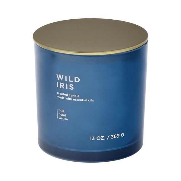 Sonoma Goods For Life® 13-oz. Wild Iris 3-Wick Brights Candle Jar - Multi