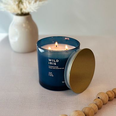 Sonoma Goods For Life® 13-oz. Wild Iris 3-Wick Brights Candle Jar