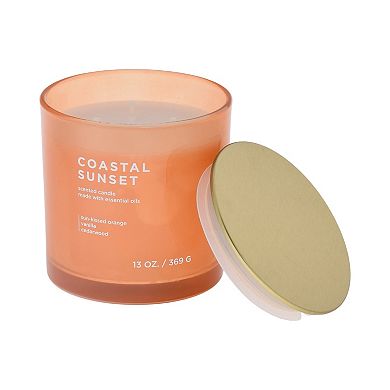 Sonoma Goods For Life® 13-oz. Coastal Sunset 3-Wick Brights Candle Jar