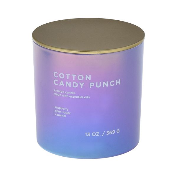 Sonoma Goods For Life® 13-oz. Cotton Candy Punch 3-Wick Brights Candle Jar - Multi
