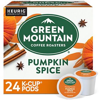Keurig Green Mountain Coffee Roasters Pumpkin Spice Coffee Single-Serve K-Cup Pods, Light Roast, 24 Count