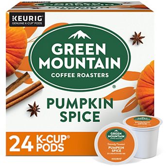 Keurig Green Mountain Coffee Roasters Pumpkin Spice Coffee Single-Serve K-Cup Pods, Light Roast, 24 Count