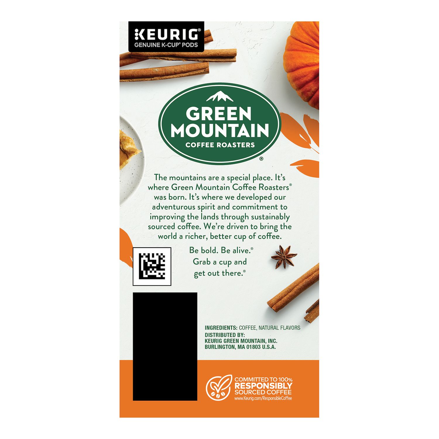 Green Mountain Pumpkin Spice Coffee Pods (24 Count) – For Keurig – Free Shipping
