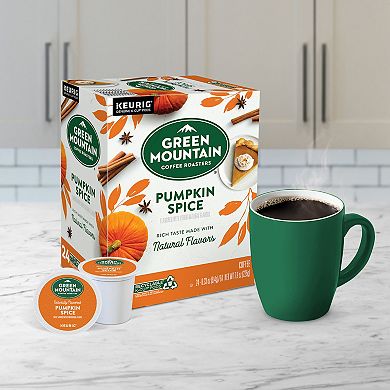 Keurig Green Mountain Coffee Roasters Pumpkin Spice Coffee Single-Serve K-Cup Pods, Light Roast, 24 Count