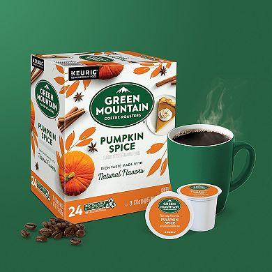 Keurig Green Mountain Coffee Roasters Pumpkin Spice Coffee Single-Serve K-Cup Pods, Light Roast, 24 Count