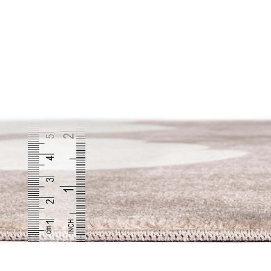 Unique Loom Clouds Whimsy Kids Throw or Area Rug