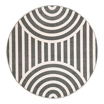 Unique Loom Lines Whimsy Kids Rug