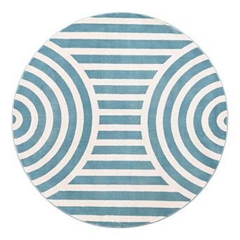 Unique Loom Lines Whimsy Kids Rug