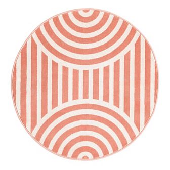 Unique Loom Lines Whimsy Kids Rug