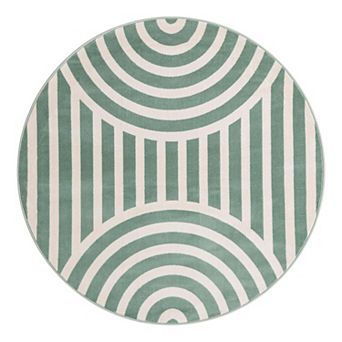 Unique Loom Lines Whimsy Kids Rug