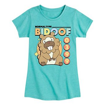 Girls 7-16 Pokemon Normal Type Bidoof Tee