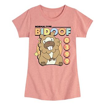 Girls 7-16 Pokemon Normal Type Bidoof Tee