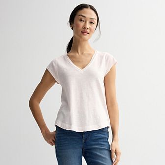 Women's Grey State V-Neck Tee