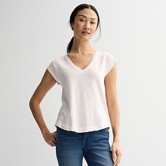 Women's Grey State V-Neck Tee