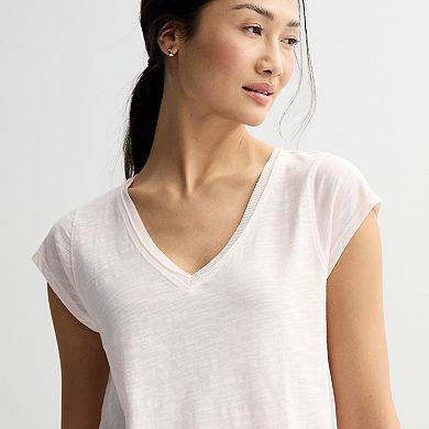 Women's Grey State V-Neck Tee