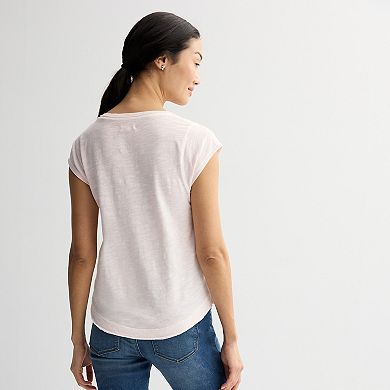 Women's Grey State V-Neck Tee