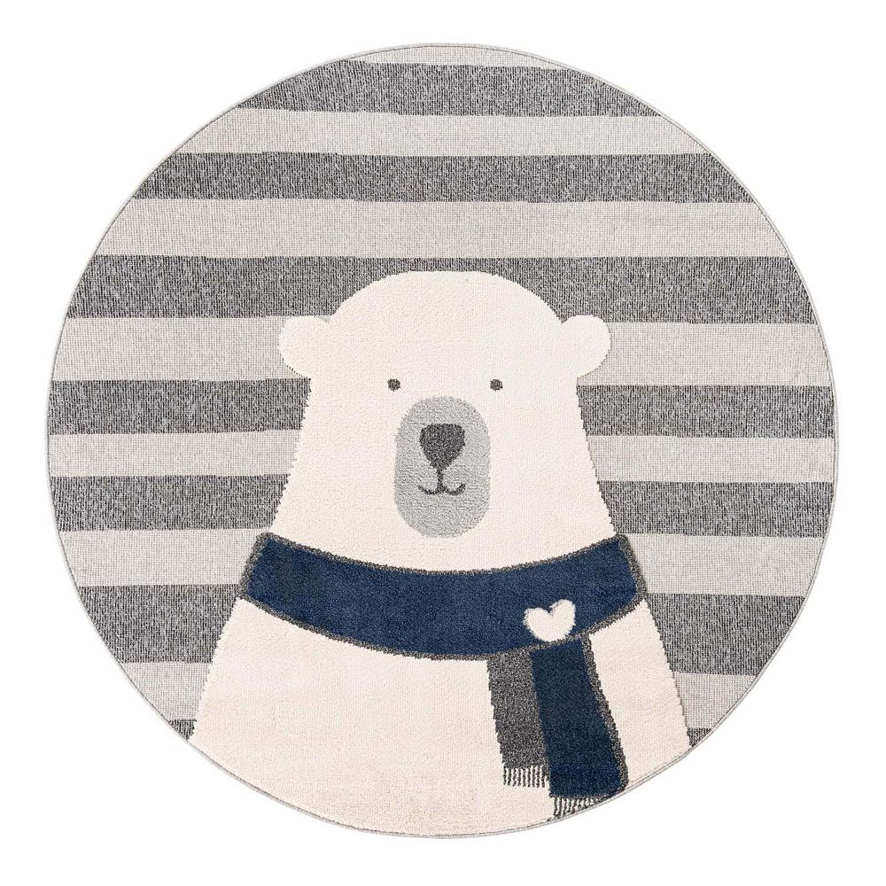 Unique Loom Snowman Whimsical Throw Rug